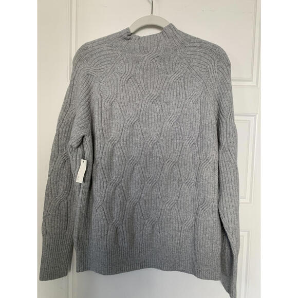 Cable Sweater Mock Neck - Picture 3 of 8